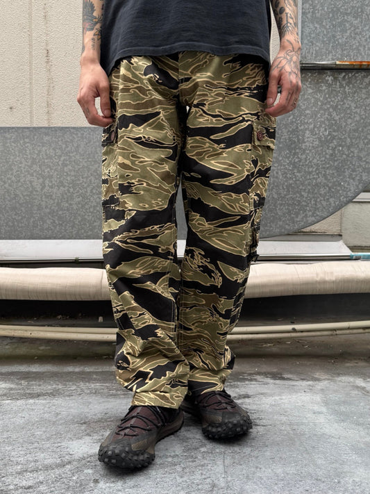 00's GOLD TIGER STRIPE TROUSER「Reissue」カーゴパンツ