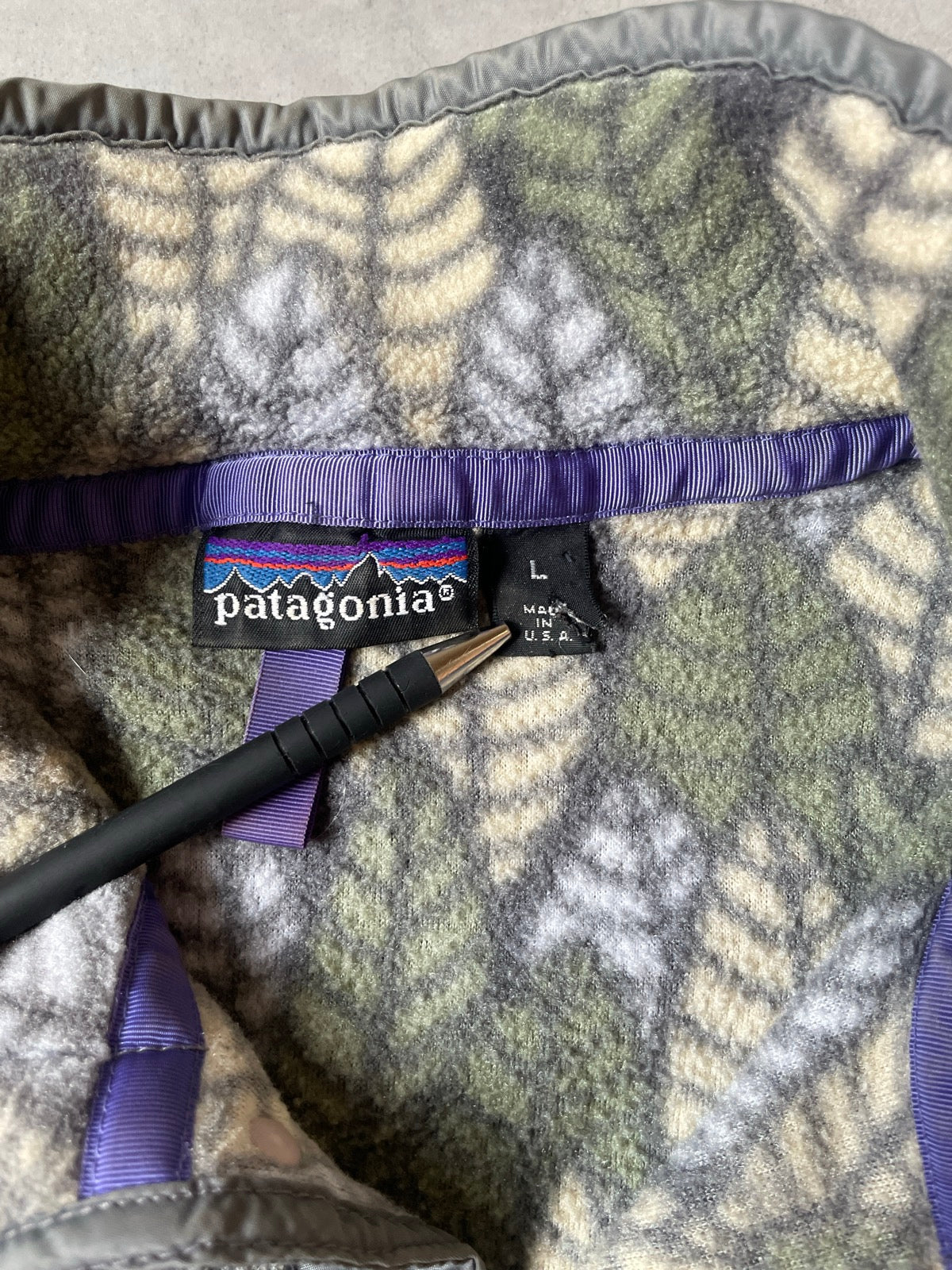 90's PATAGONIA「Synchila Snap-T」フリースプルオーバー USA製