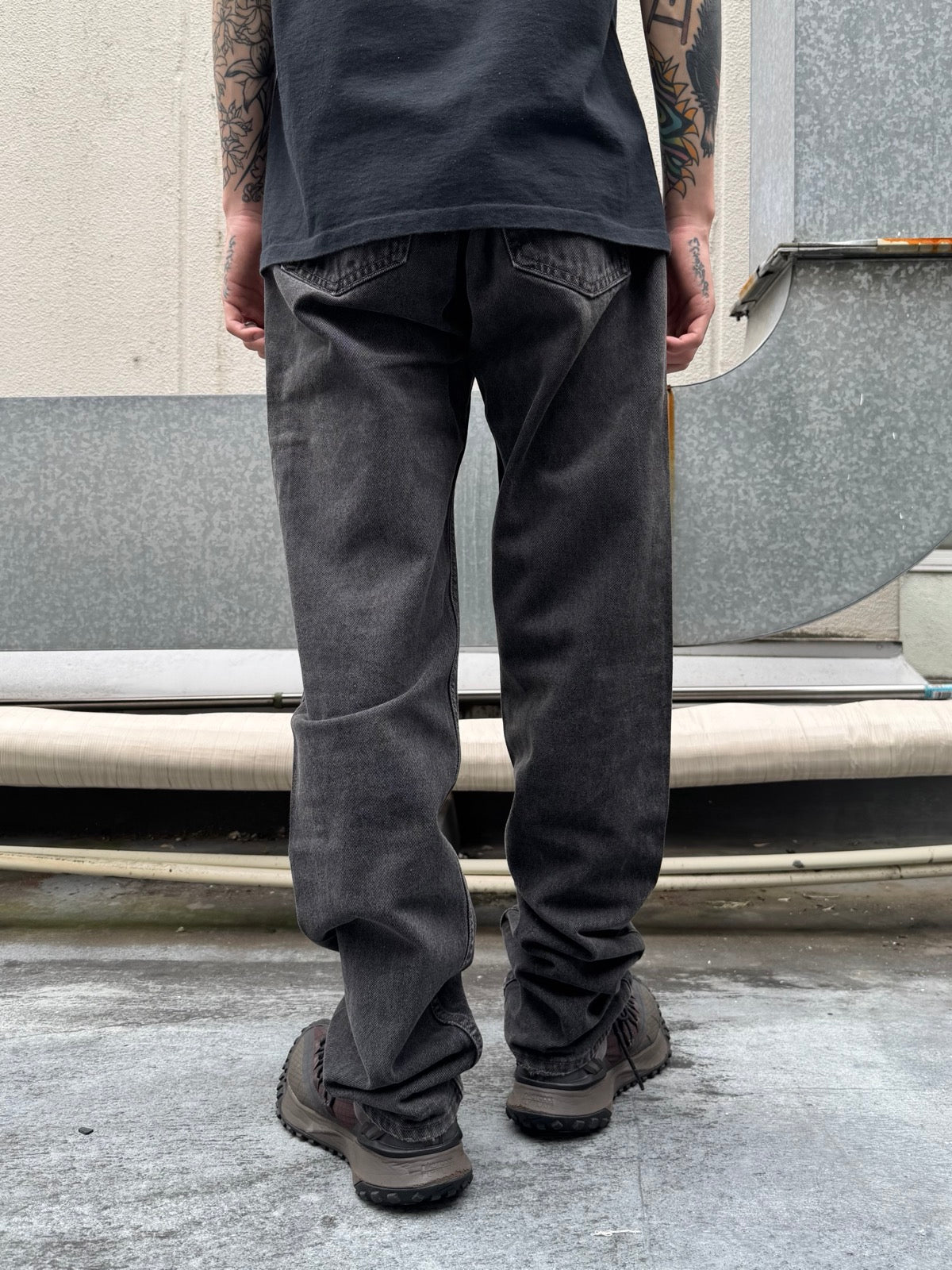 90's LEVI'S 「505」USA製 ブラックデニムパンツ