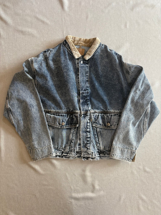 80's LEVI'S「75073」ケミカルウォッシュデニムジャケット
