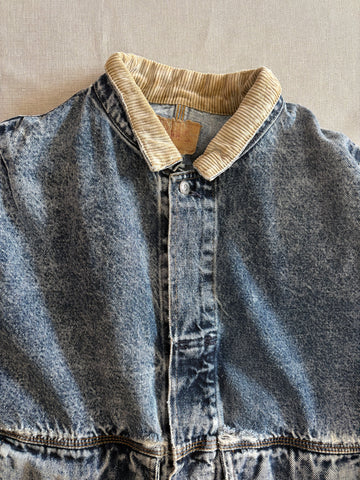 80's LEVI'S「75073」ケミカルウォッシュデニムジャケット
