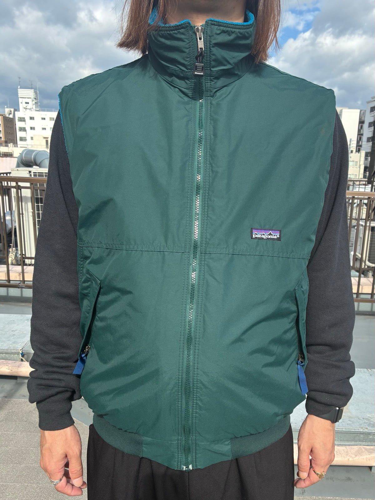 Patagonia スペシャル❗️ ナイロンジャケット 80s PATAGONIA NYLON×DEEP PILE JACKET SIZE L - MATIN, VINTAGE