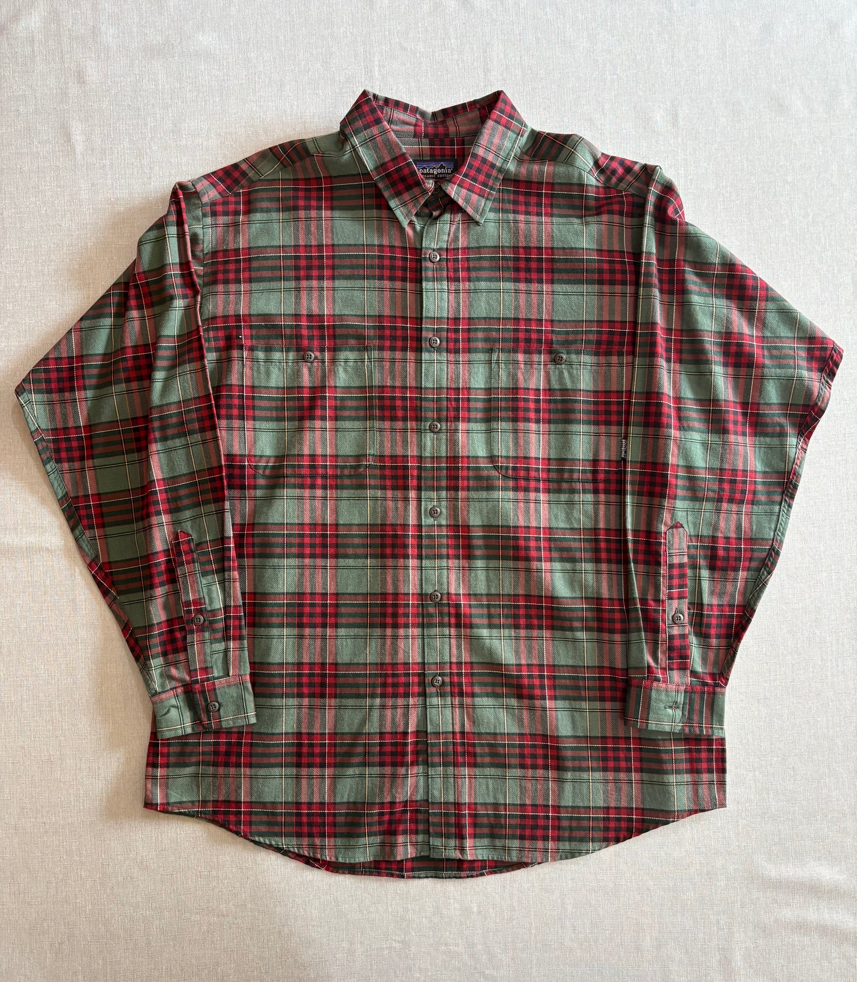 00's PATAGONIA「Organic Cotton」ボタンダウンシャツ