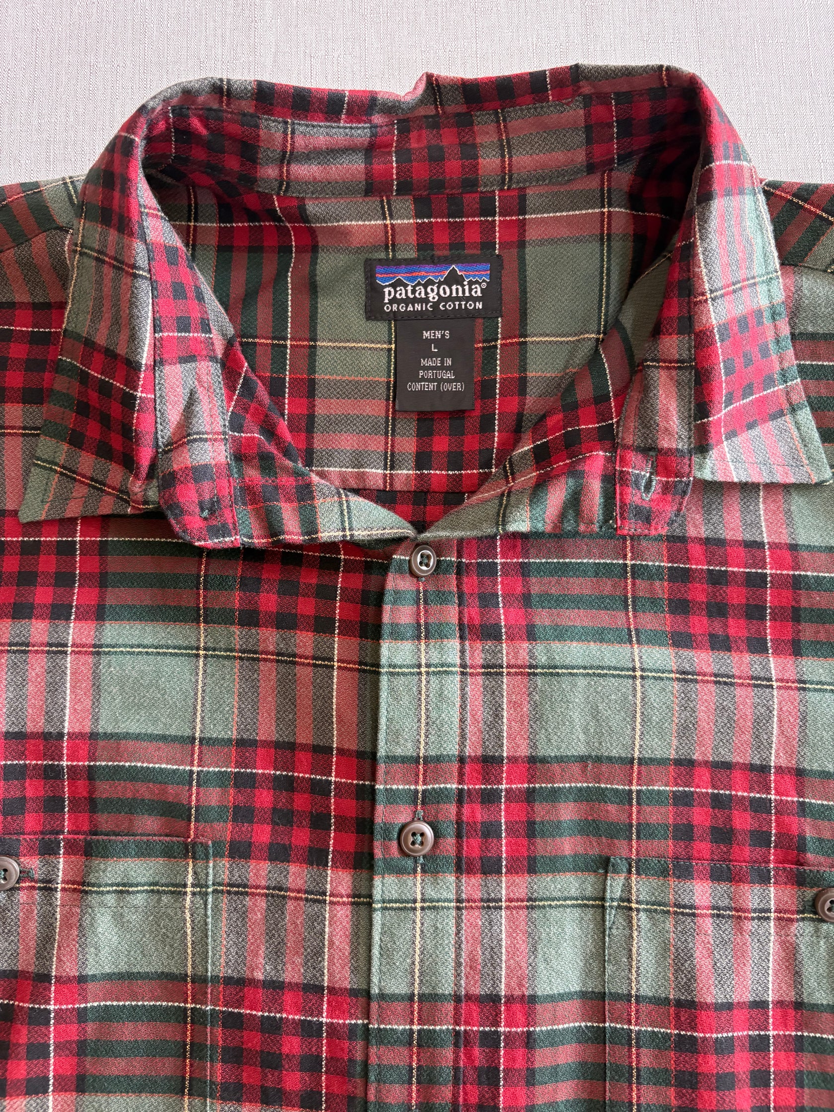 00's PATAGONIA「Organic Cotton」ボタンダウンシャツ