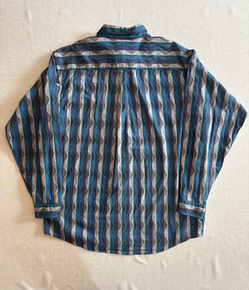 90's PATAGONIA「Native Stripe」ボタンダウンフランネルシャツ