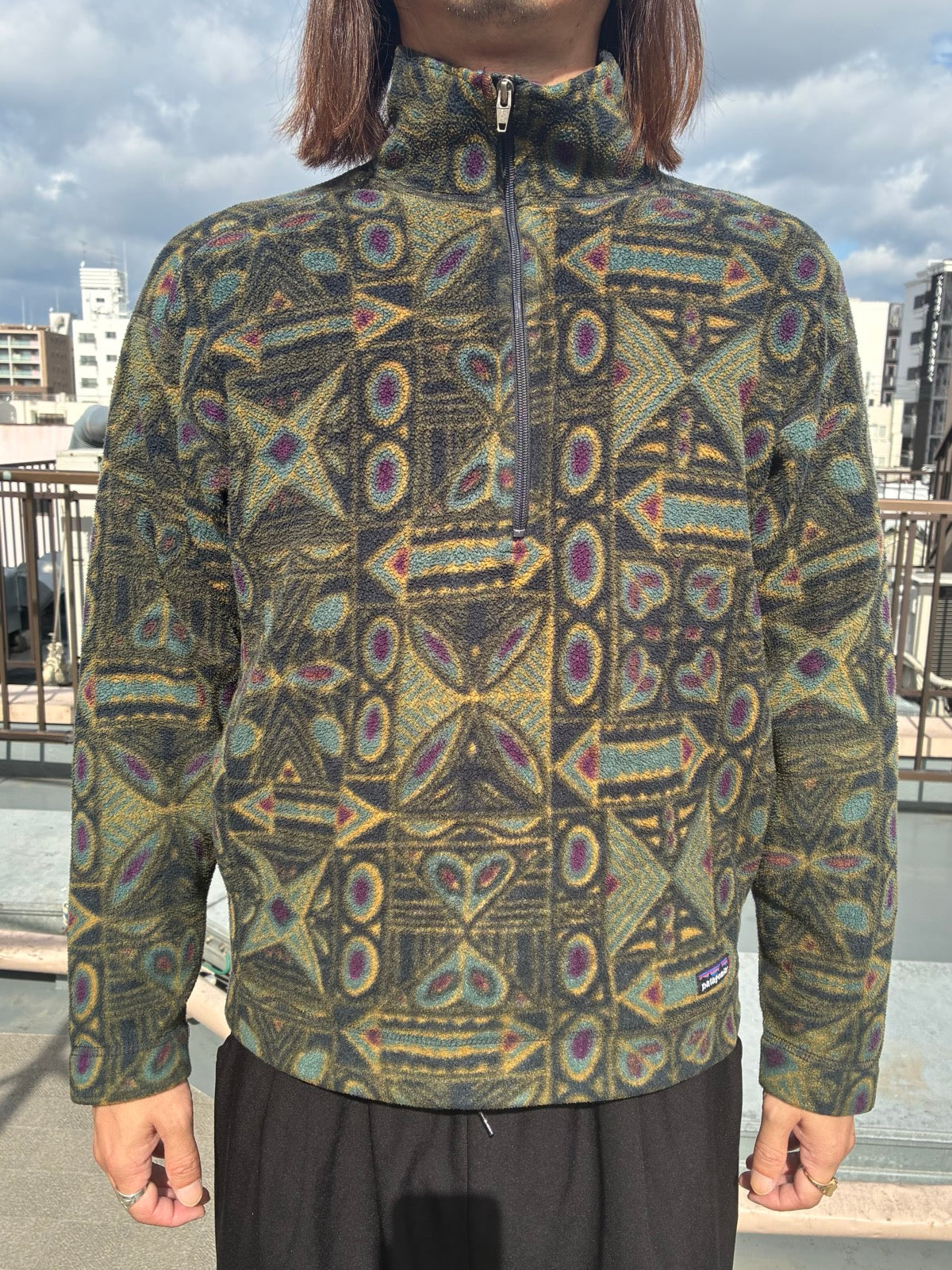 90's PATAGONIA「HALF ZIP FLEECE」USA製　フリース