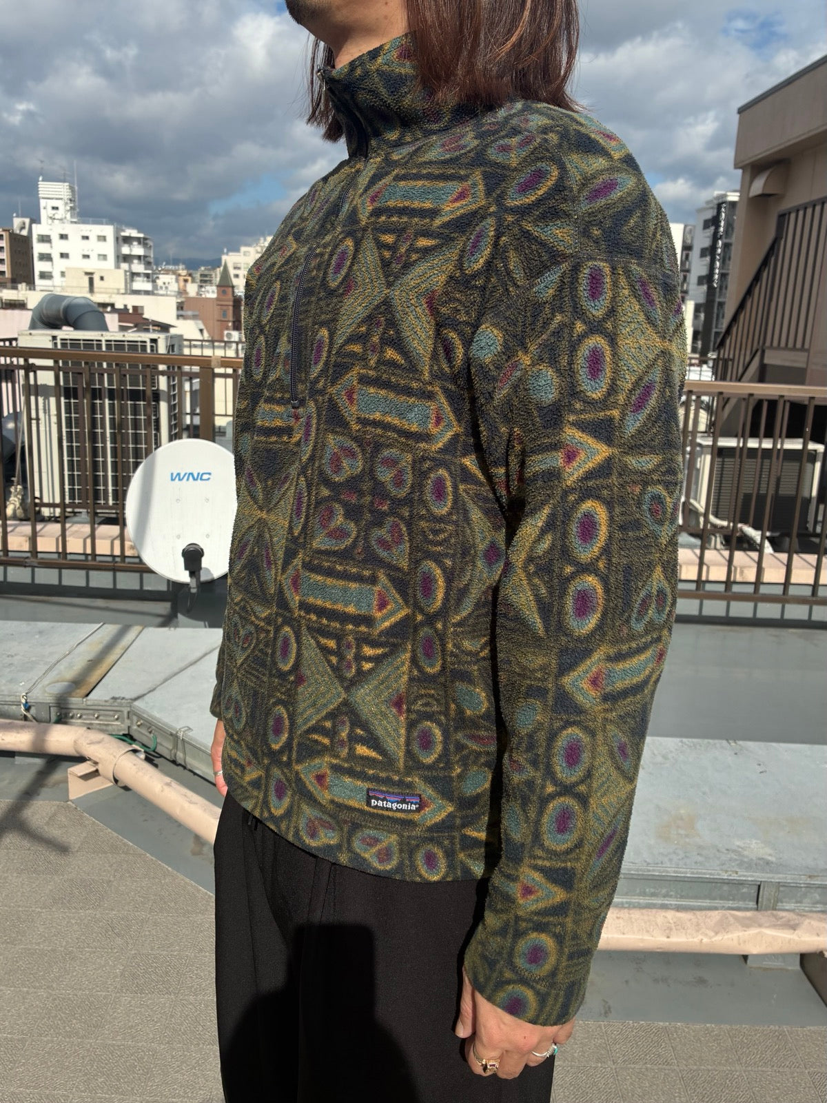 90's PATAGONIA「HALF ZIP FLEECE」USA製　フリース