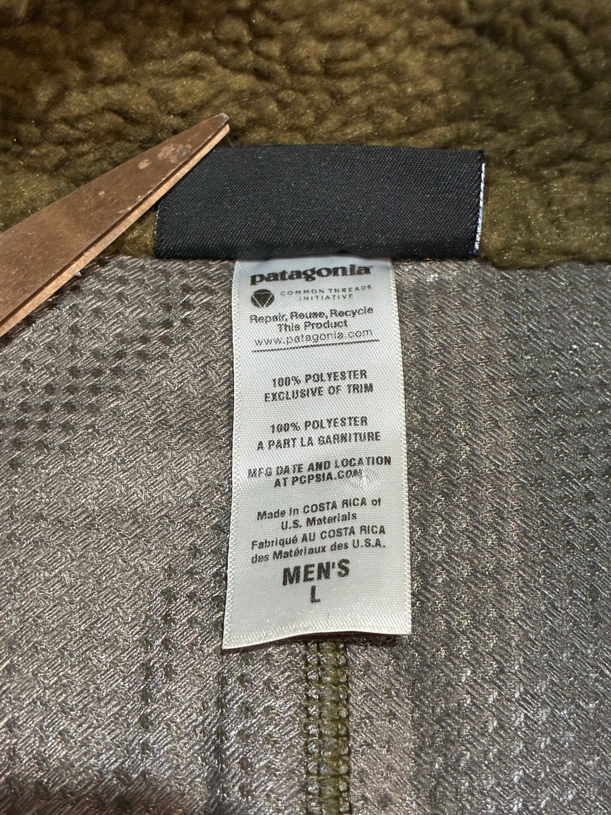 10's PATAGONIA「Classic Retro X Vest」USA製 フリースベスト