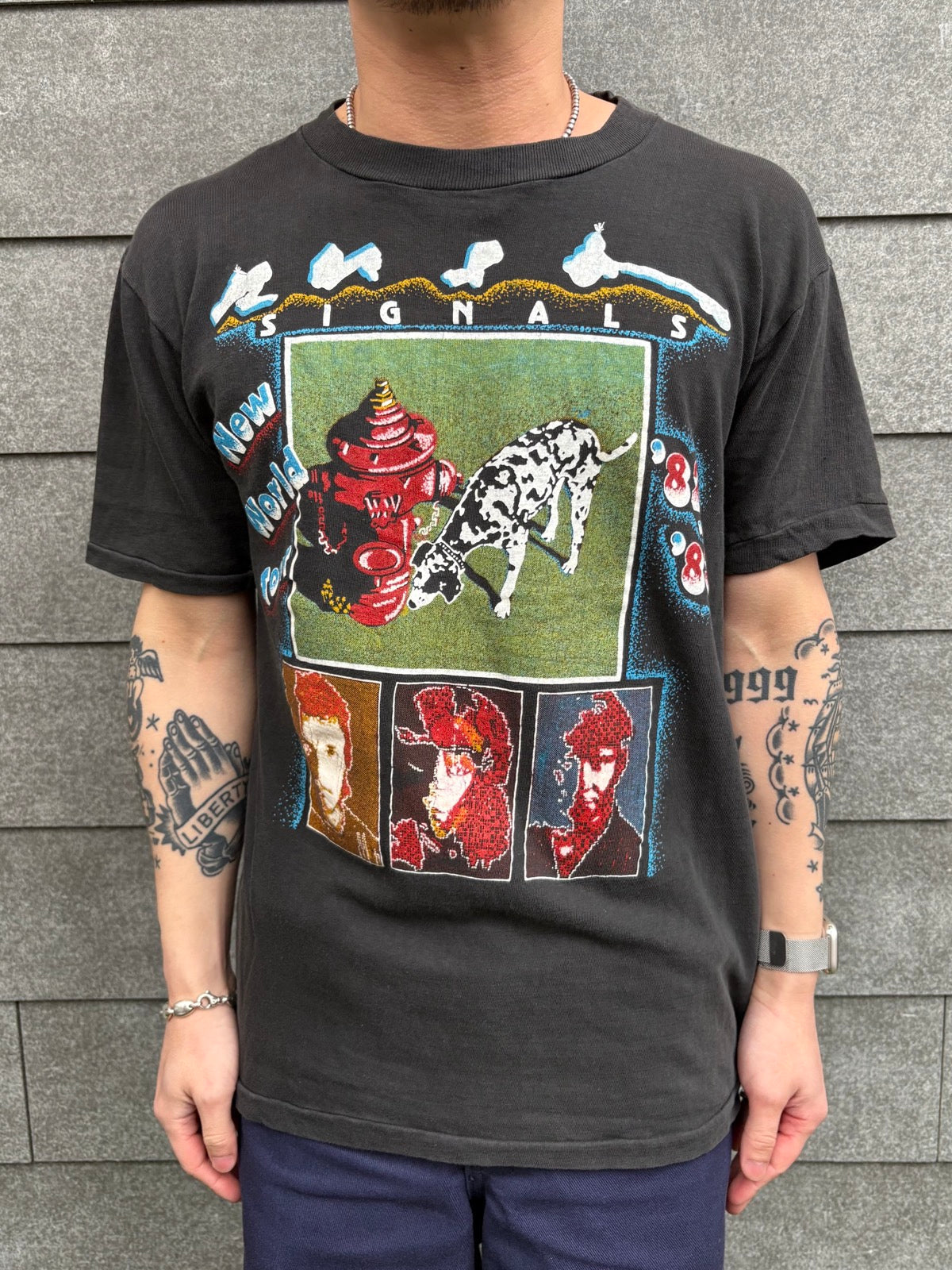 80's RUSH「Signals,New World Tour 1982-83」バンドTシャツ
