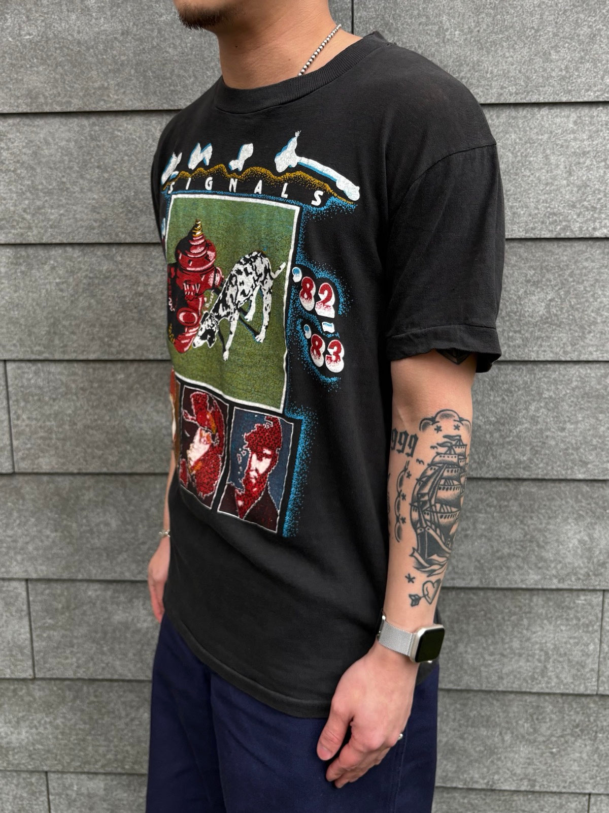 80's RUSH「Signals,New World Tour 1982-83」バンドTシャツ