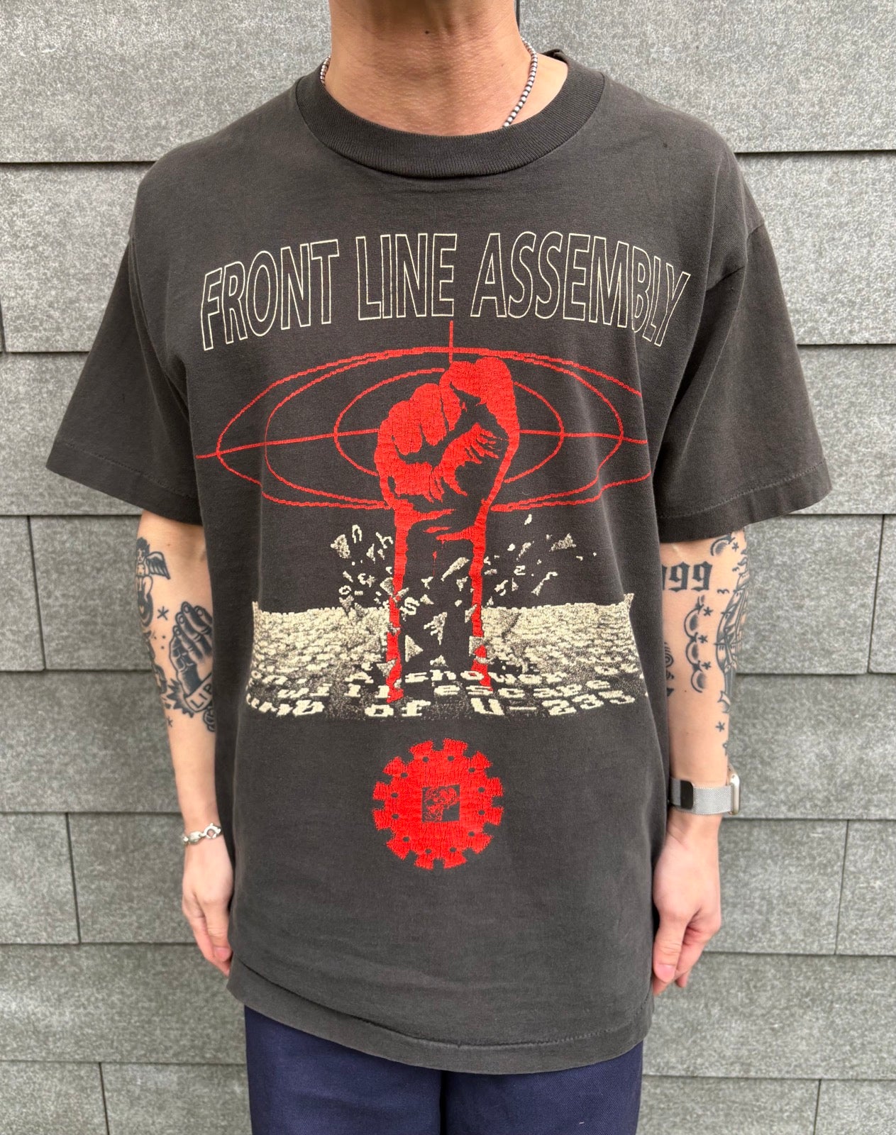 90's Front Line Assembly USA製 バンドTシャツ