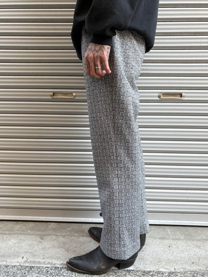 70’s～80’s 総柄フレアスラックス