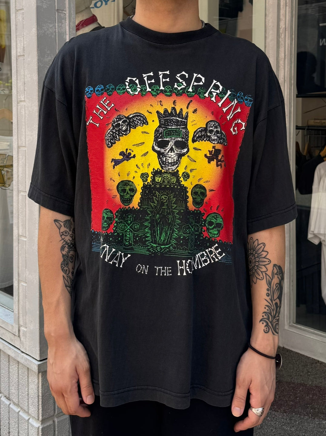 90's OFF SPLING「IXNAY ON THE HOMBRE」バンドTシャツ
