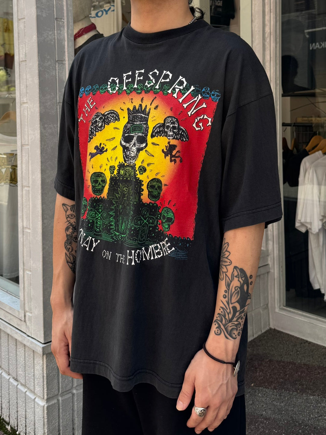 90's OFF SPLING「IXNAY ON THE HOMBRE」バンドTシャツ