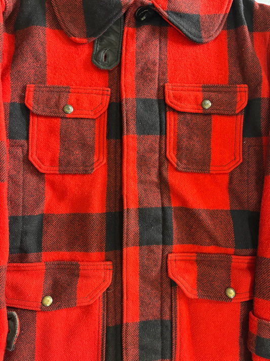 80's Woolrich「USA製」バッファローチェック ハンティングジャケット
