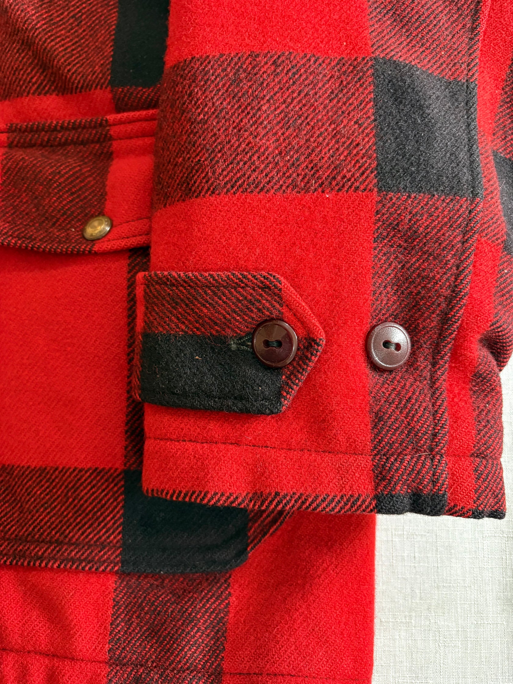 80's Woolrich「USA製」バッファローチェック ハンティングジャケット