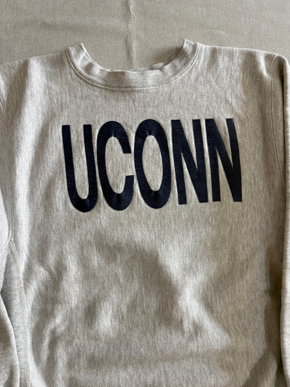 80's CHAMPION「UCONN」Reverse Weave USA製 カレッジスウェット