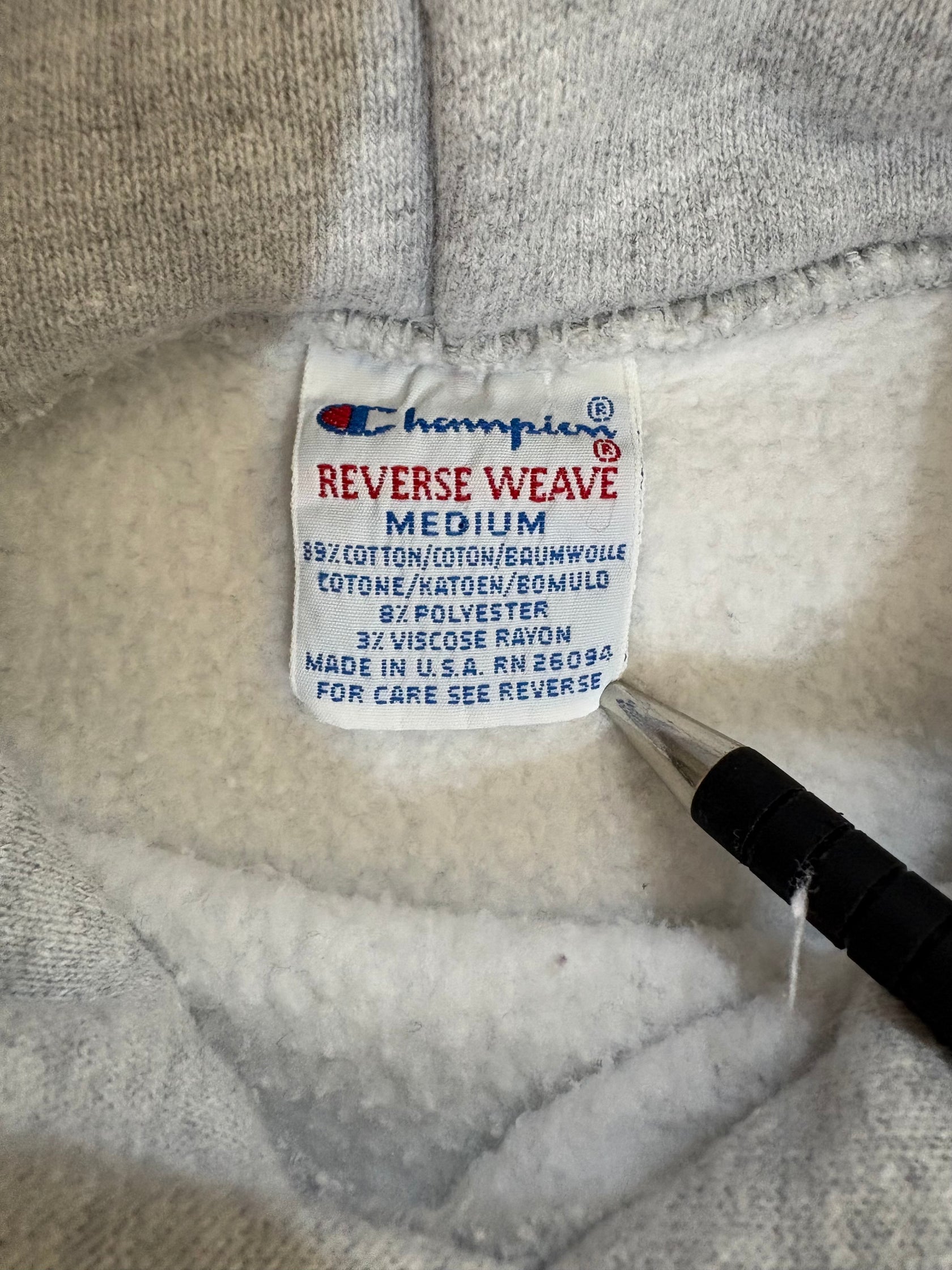 90's CHAMPION「DELAWARE」Reverse Weave USA製 カレッジスウェット