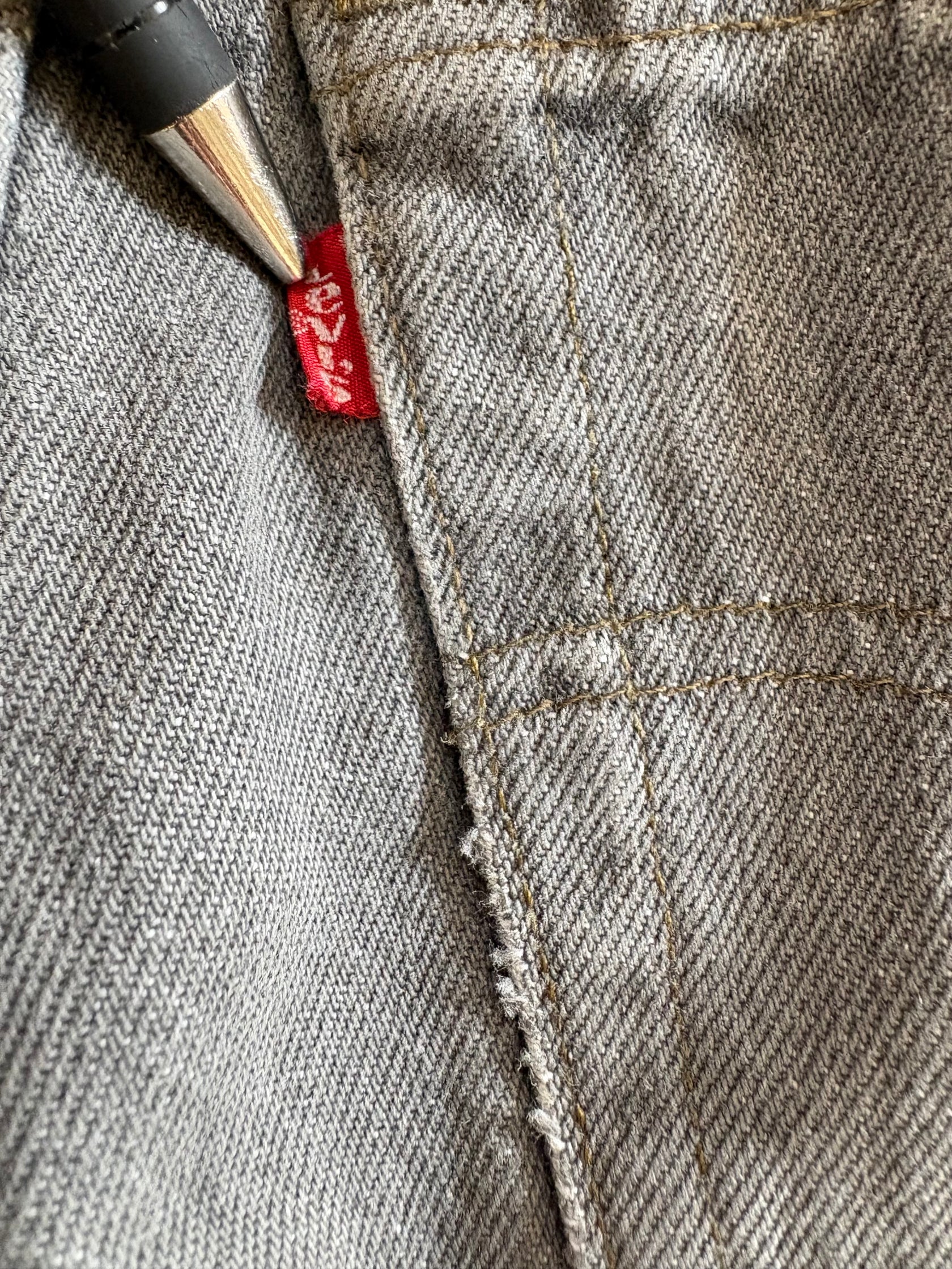90's Levi’s 501「USA製」先染めブラックデニム