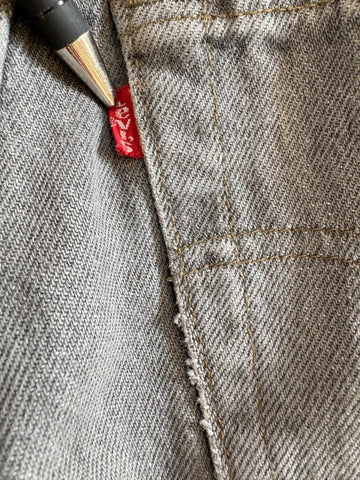 90's Levi’s 501「USA製」先染めブラックデニム