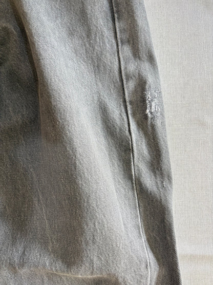 90's Levi’s 501「USA製」先染めブラックデニム