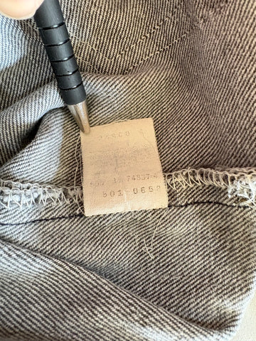 90's Levi’s 501「USA製」先染めブラックデニム