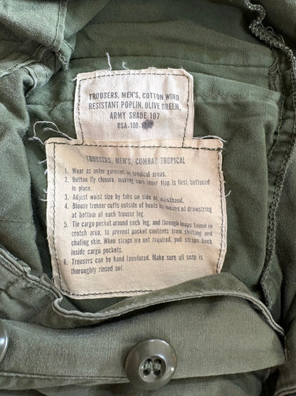 70's U.S. ARMY ジャングルファティーグパンツ 4thタイプ