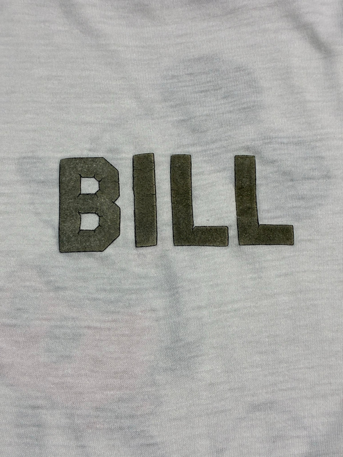 80's Walt Disney World 「白足ミッキーBILLネーム」キャラクターTシャツ