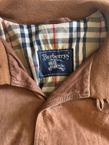 80's~90's「Burberrys」スエード バルスタージャケット