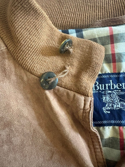 80's~90's「Burberrys」スエード バルスタージャケット