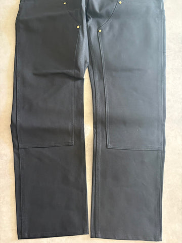 「Carhartt」ダブルニー ワークパンツ ブラック DEADSTOCK