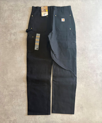 「Carhartt」ダブルニー ワークパンツ ブラック DEADSTOCK
