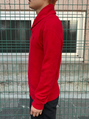POLO RALPH LAUREN ショールカラーコットンニット
