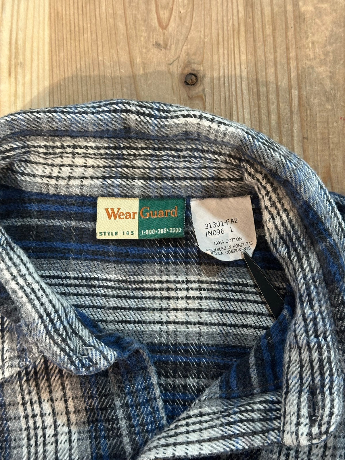 00's WEAR GUARD ヘビーネルシャツ