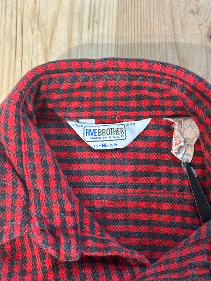 70's FIVE BROTHER USA製 ヘビーネルシャツ