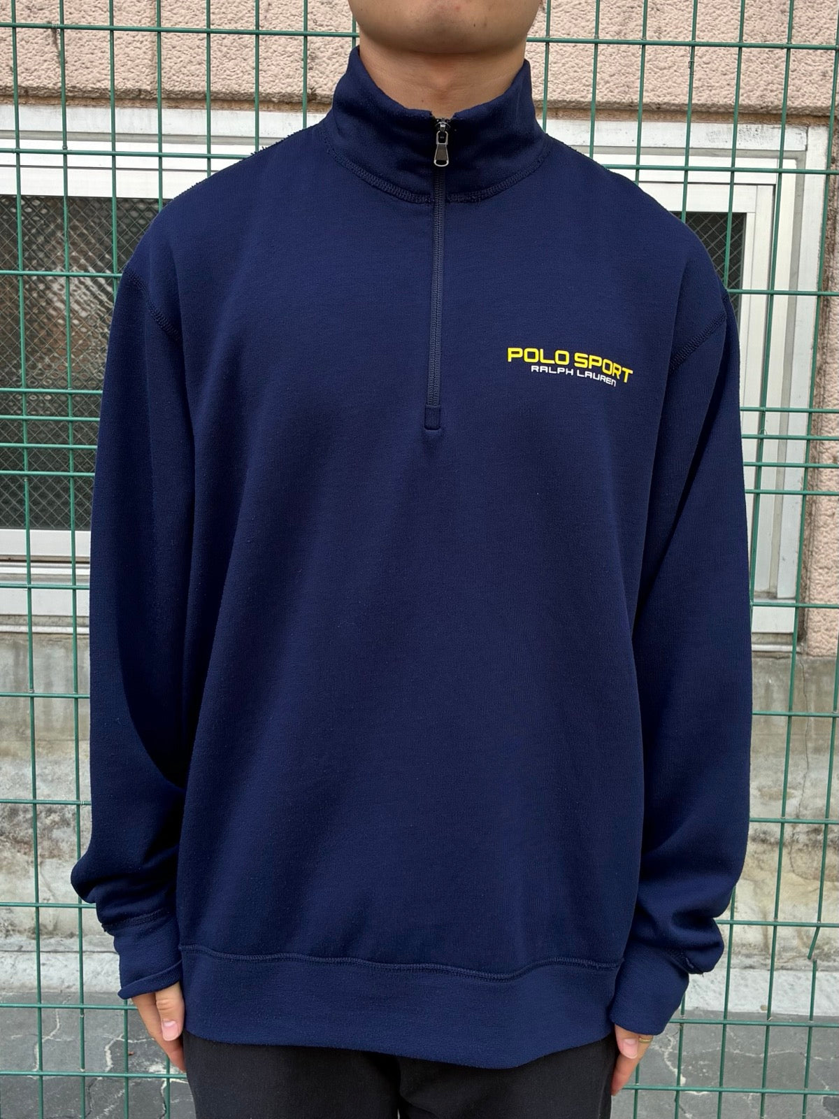 RALPH LAUREN「POLO SPORT」ハーフジップスウェット