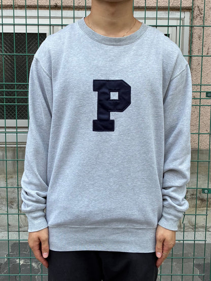 90's~00's POLO BY RALPH LAUREN 「Pワッペン」ロゴスウェット