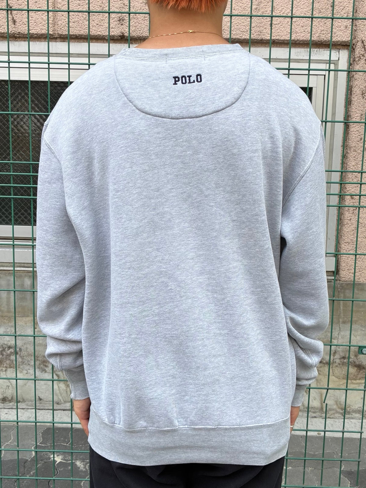 90's~00's POLO BY RALPH LAUREN 「Pワッペン」ロゴスウェット