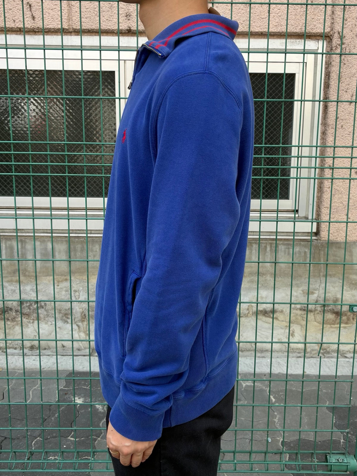 90's~00's POLO BY RALPH LAUREN ハーフジップスウェット