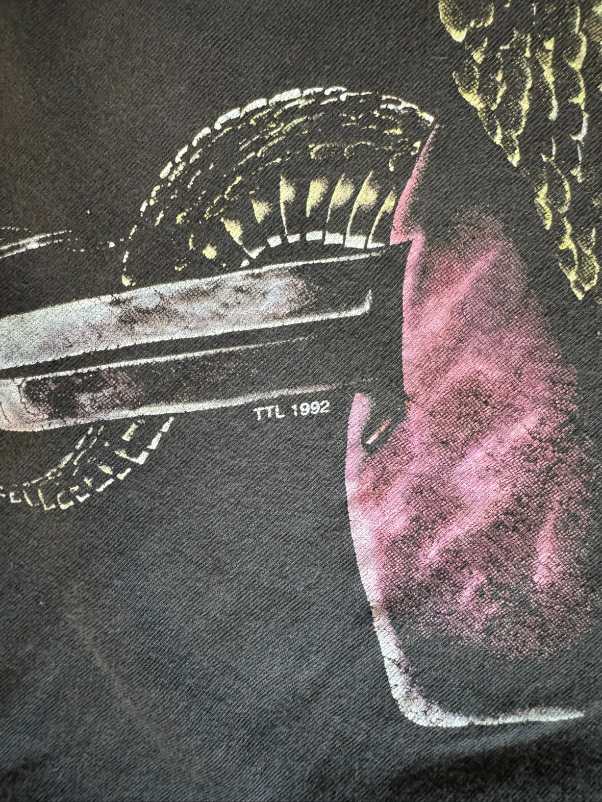 90's METALLICA「SNAKE HEART DAGGER」バンドＴシャツ