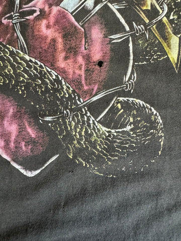 90's METALLICA「SNAKE HEART DAGGER」バンドＴシャツ