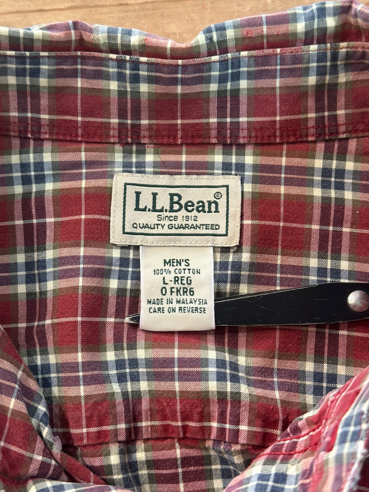 00's L.L.BEAN ボタンダウンチェックシャツ