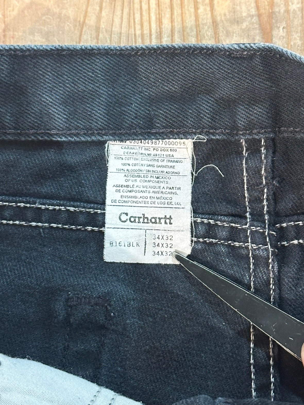 00's CARHARTT「B161BLK」ペインターパンツ