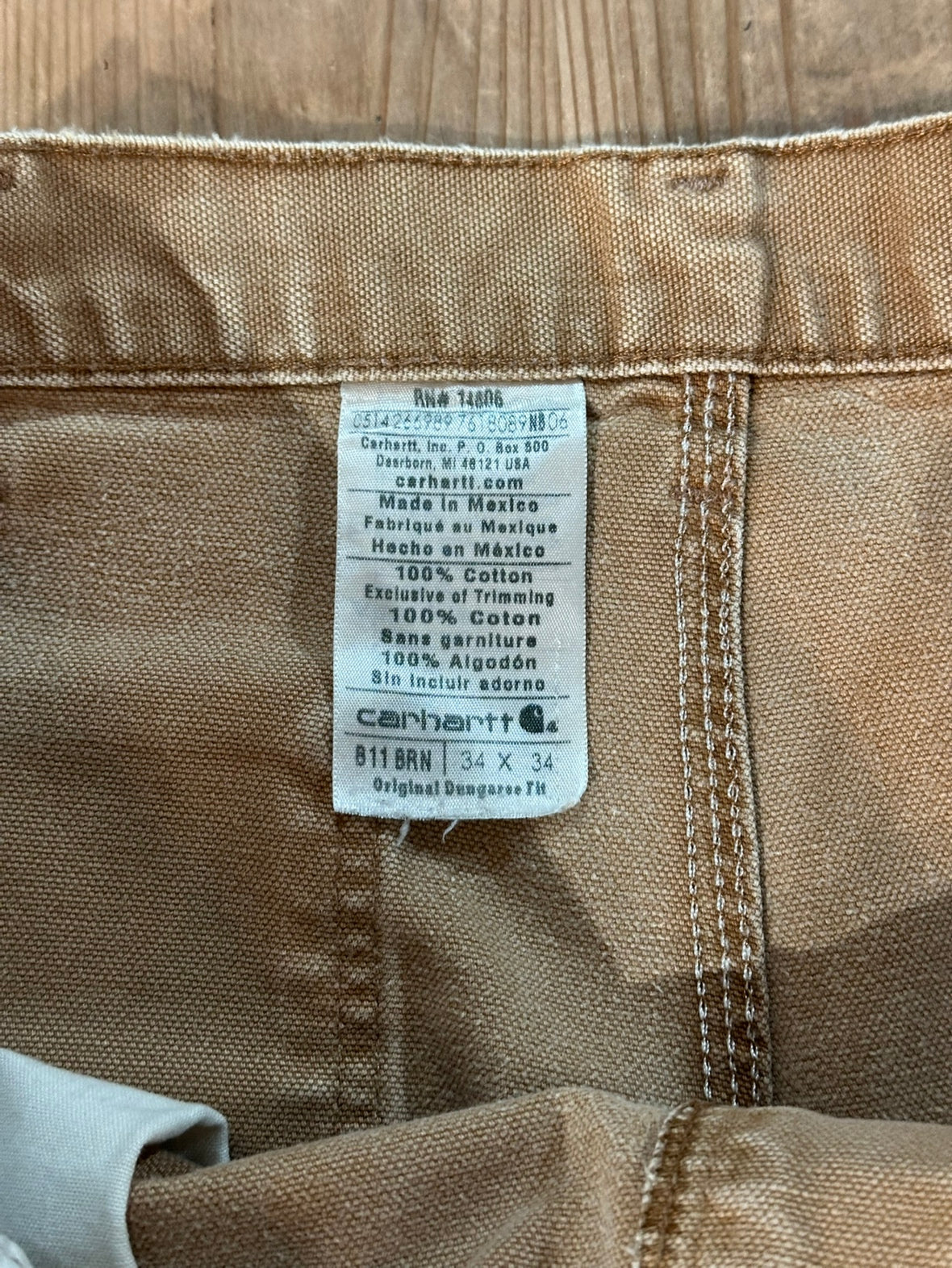 00's CARHARTT 「Original Dungaree Fit」ワークパンツ
