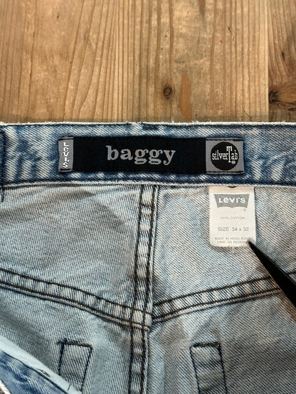 90's LEVIS「baggy」シルバータブ