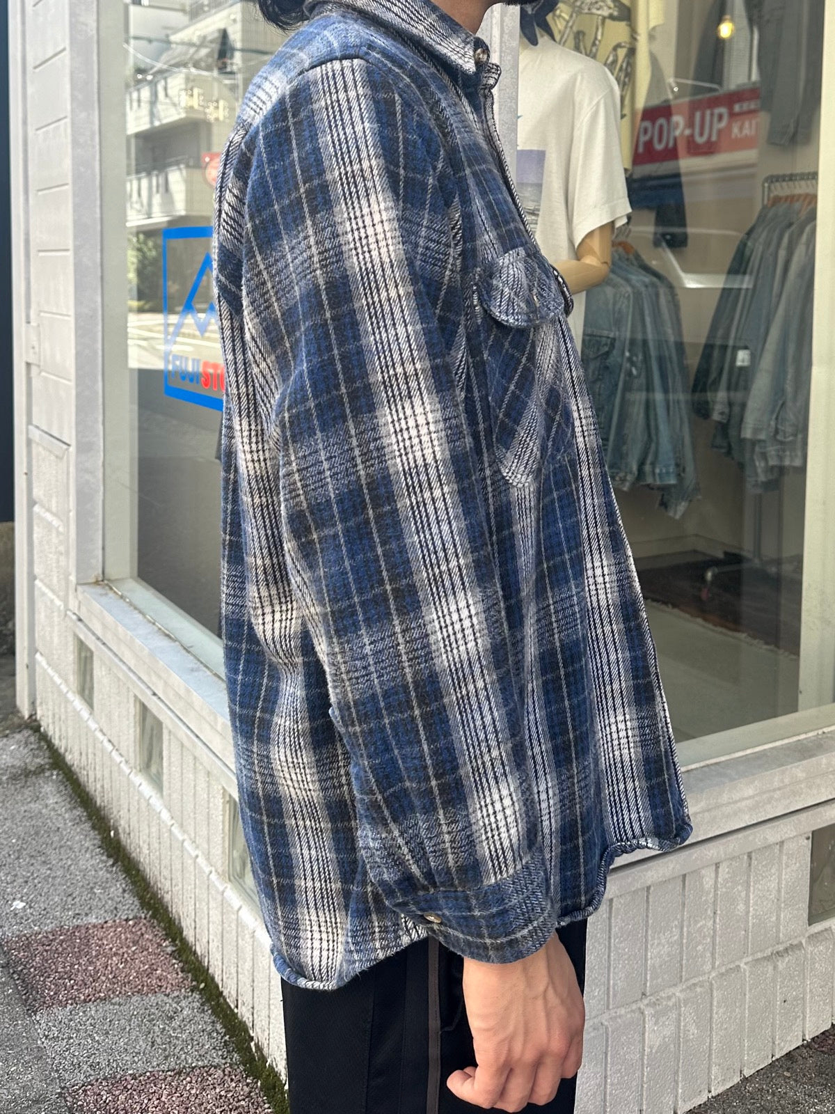 00's WEAR GUARD ヘビーネルシャツ