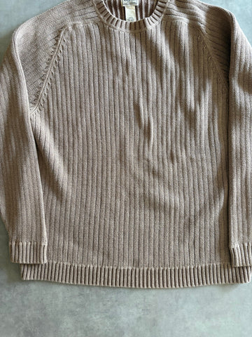 00's「L.L.Bean」コットンリブニット
