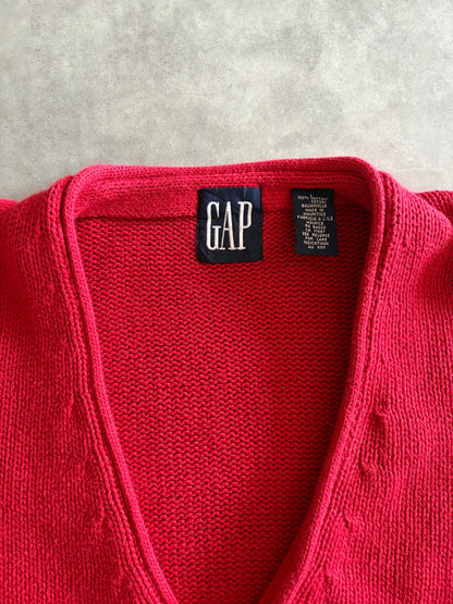 90's「OLD GAP」コットンニットカーディガン