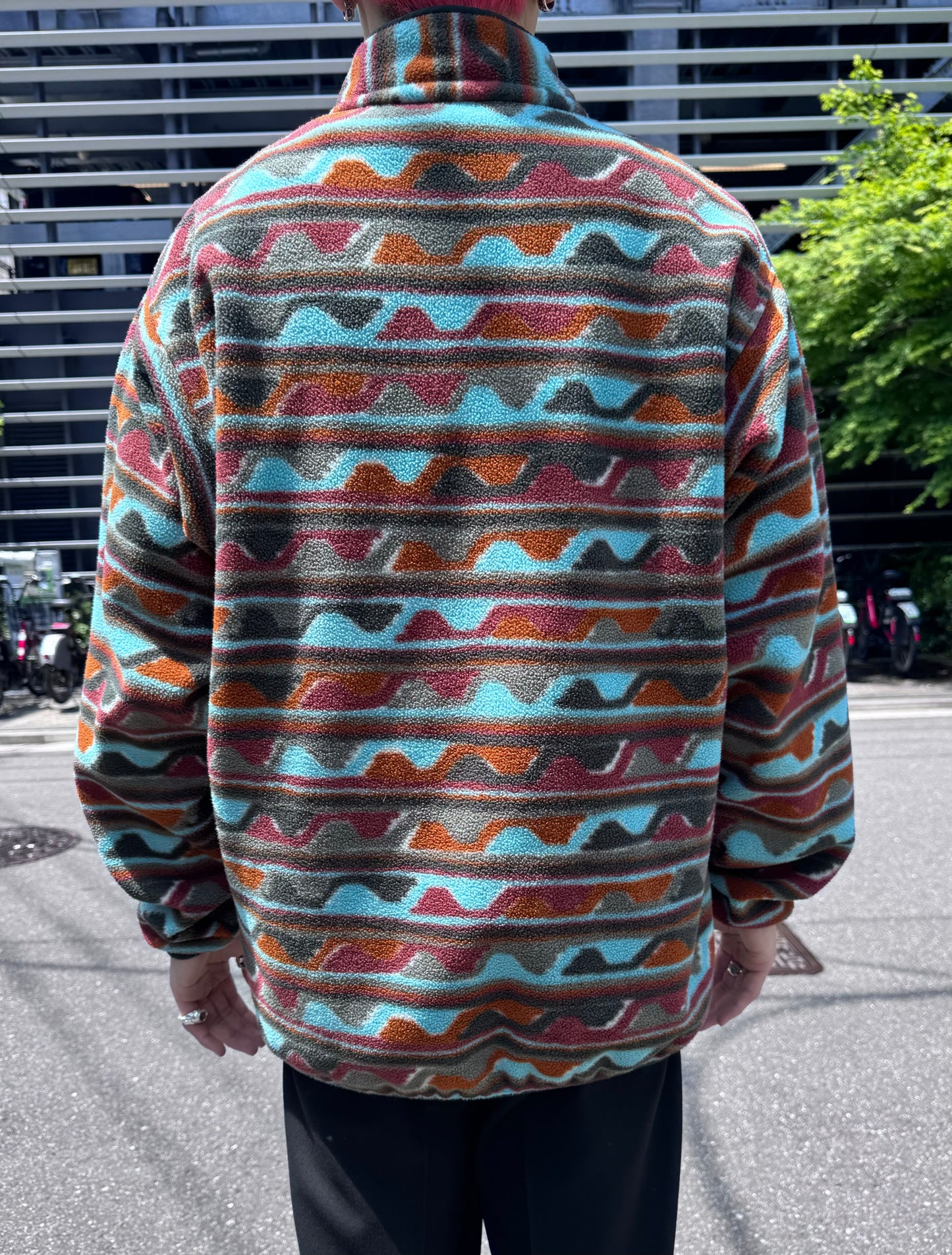 00's PATAGONIA「SYNCHILLA」　スナップT 総柄　