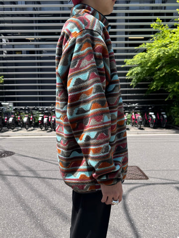 00's PATAGONIA「SYNCHILLA」　スナップT 総柄　